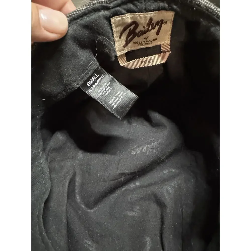 Bailey of Hollywood Grey and Brown Textured Ivy Cap. Men’s Small Size Hat